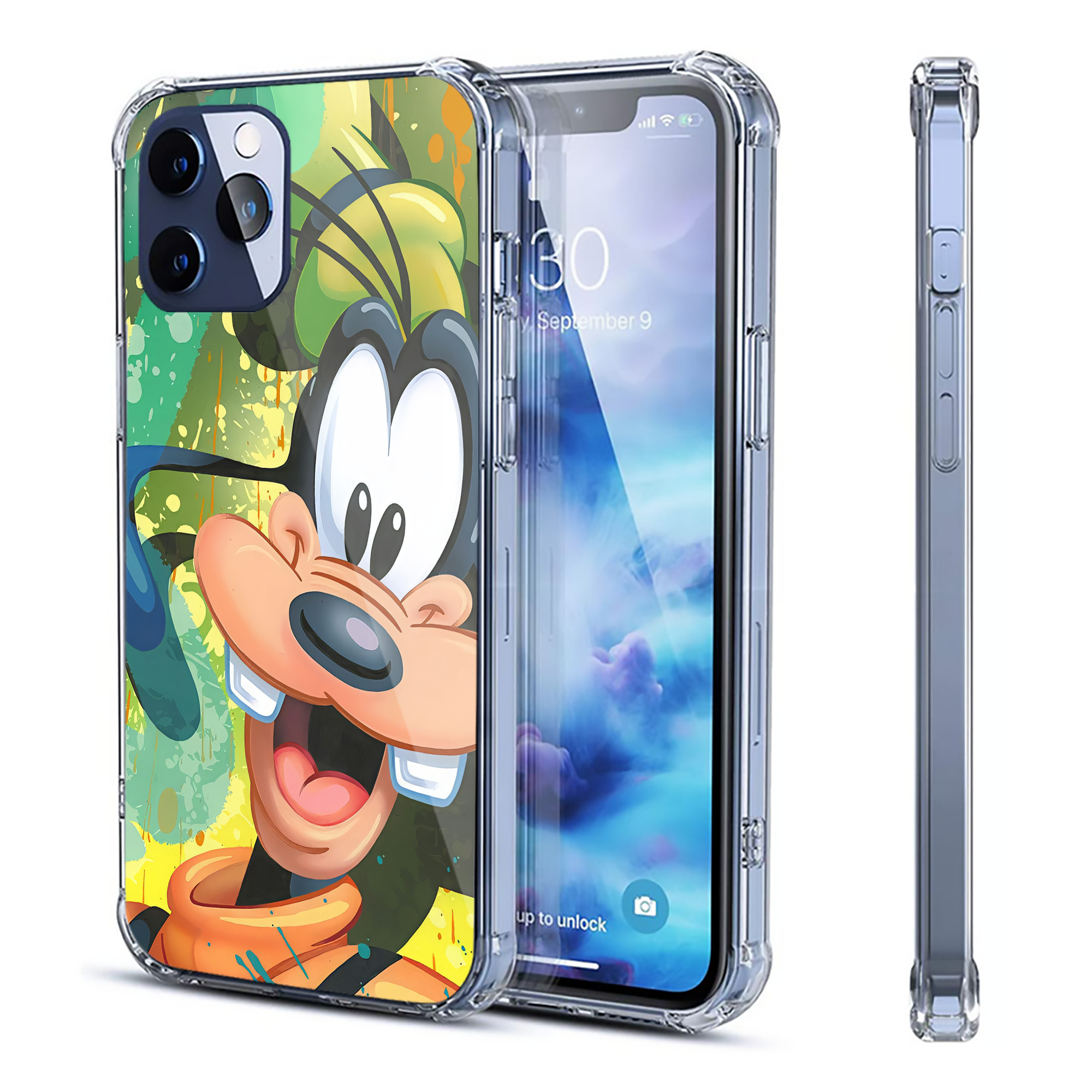 ミッキーマウス Mickey Mouse 【iPhone 12シリーズ対応】透明スマホケース（クリアソフトケース）